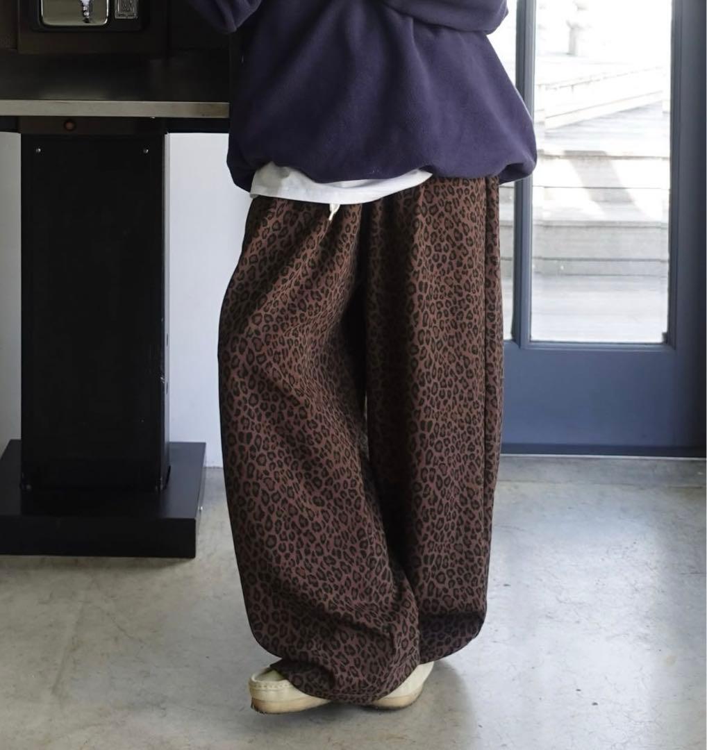 teen boop レオパードボリュームラフパンツ