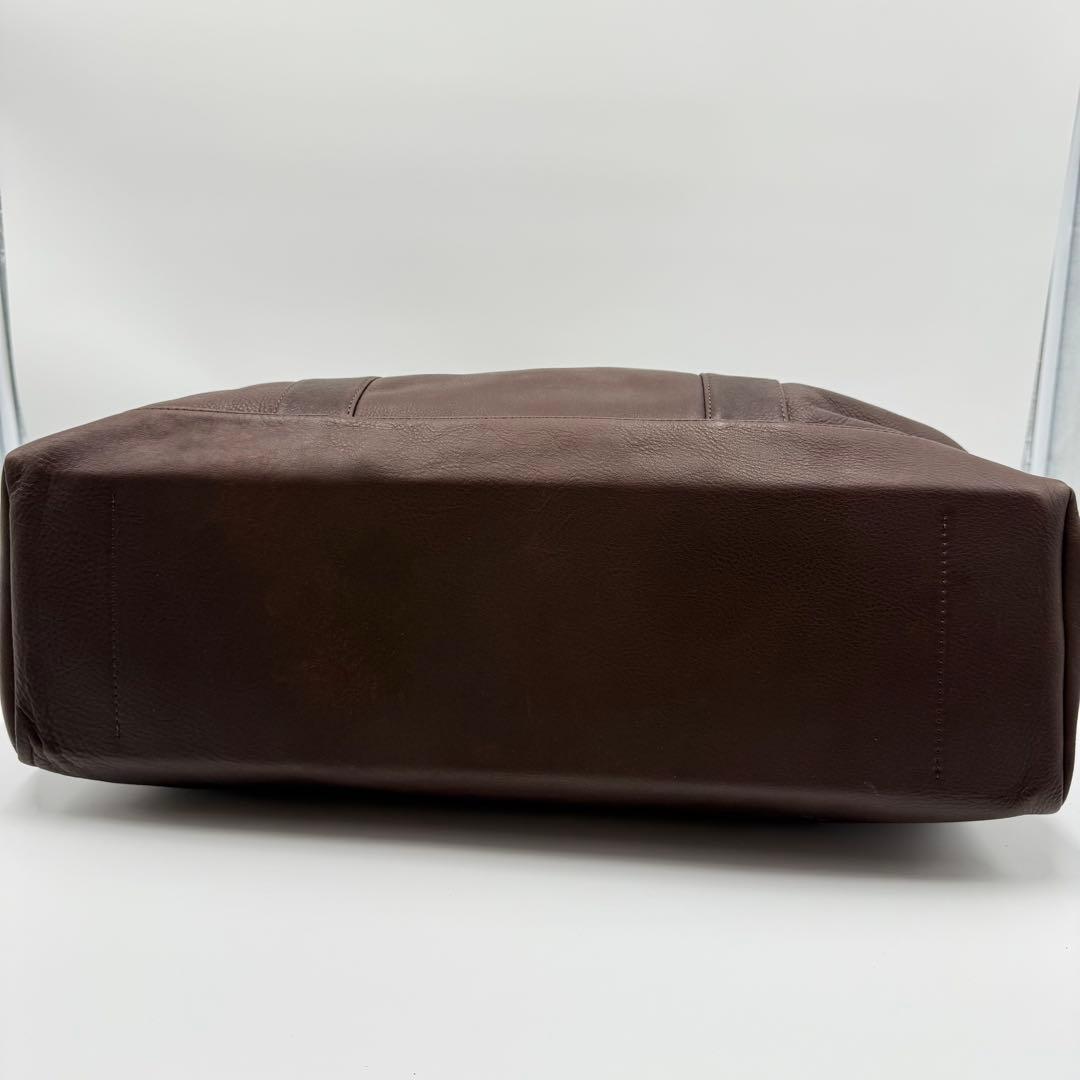 MR.OLIVE オールレザー ボストンバッグ 牛革 本革 2way ブラウン