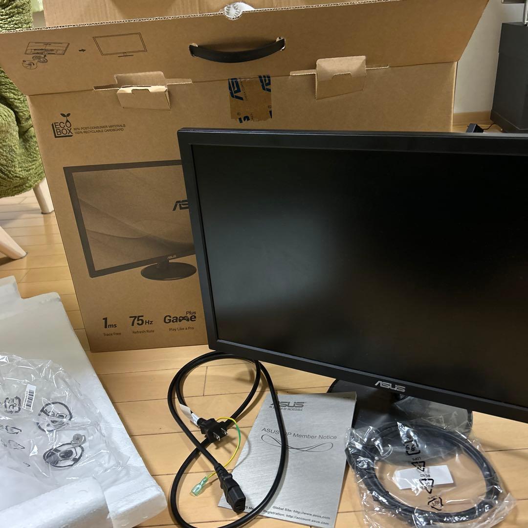 ASUS VP248 LCDモニター 24インチ　付属品完備