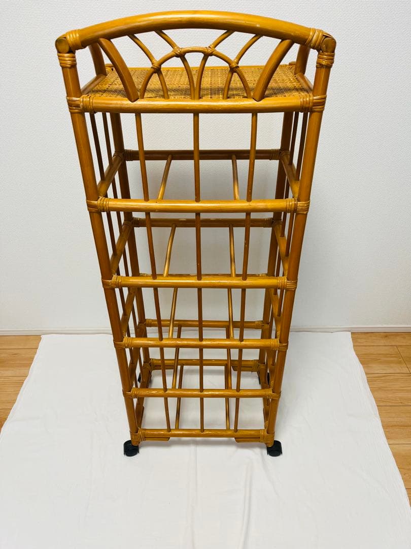 今だけ希望金額で購入可能❗️ラタン 籐家具 アンティーク 五段 チェスト 箪笥