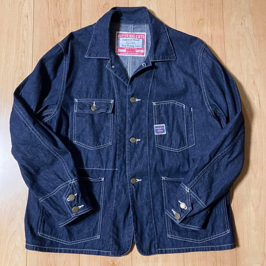 workers ワーカーズ　デニムカバーオール　40
