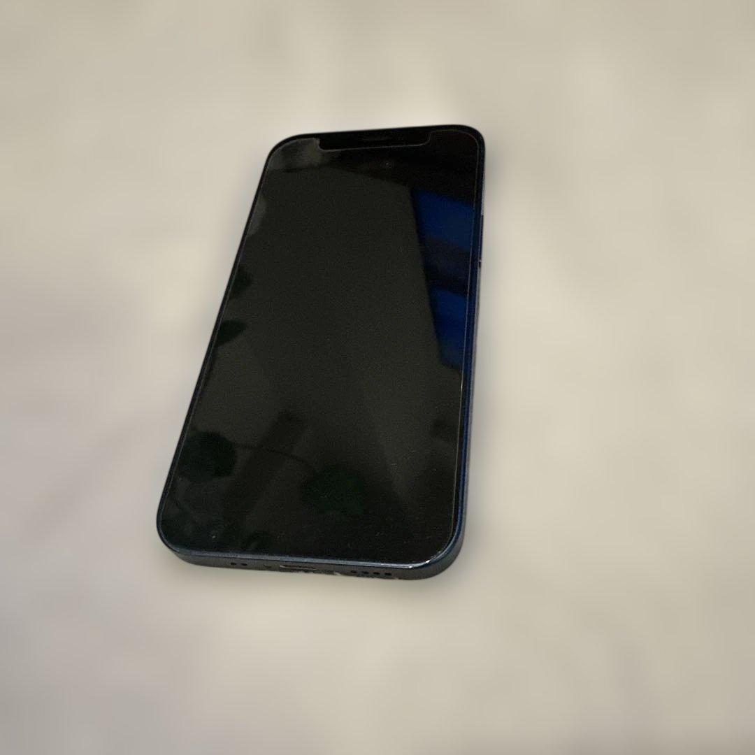 美品AppleiPhone12miniブルー　付属品無256GBバッテリー少