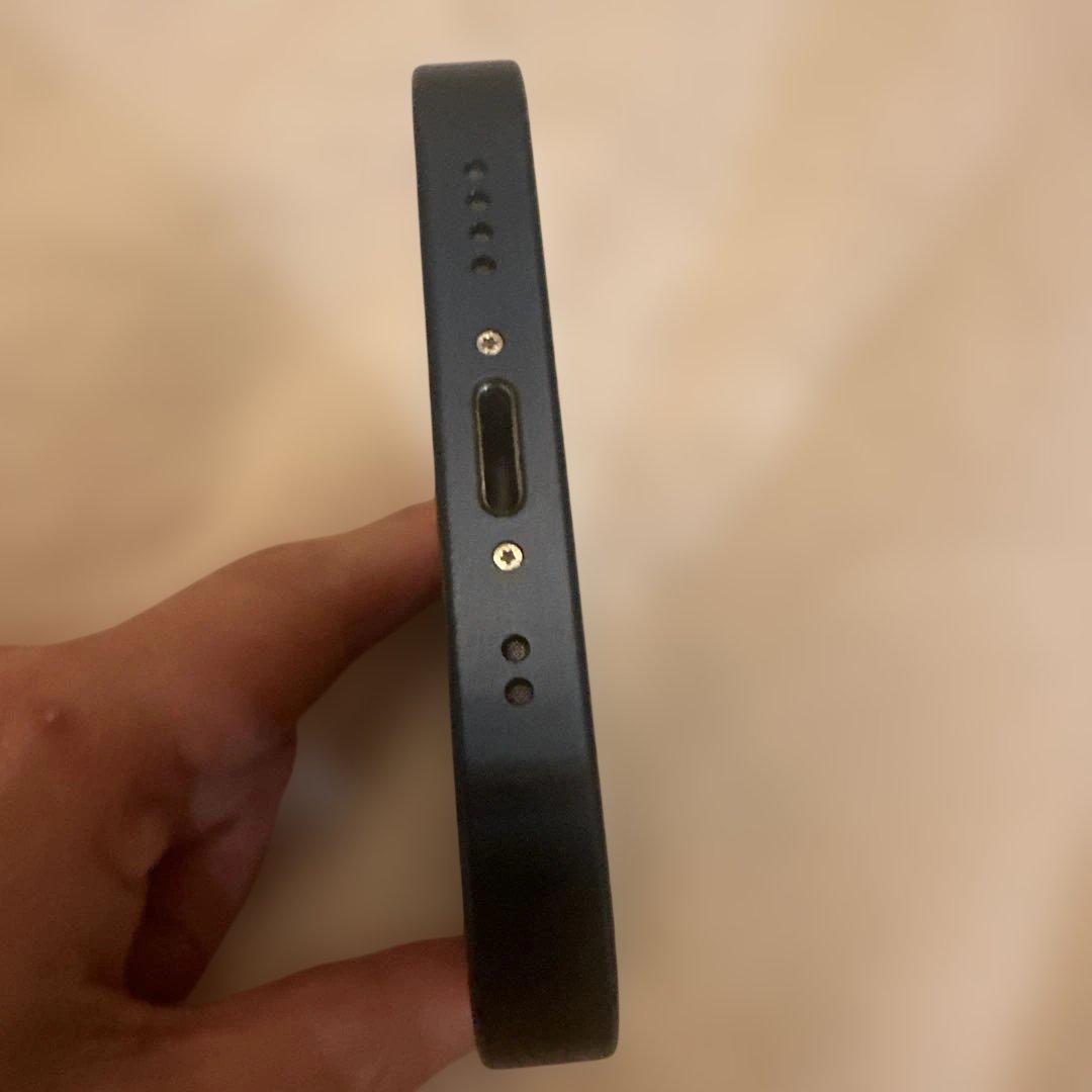 美品AppleiPhone12miniブルー　付属品無256GBバッテリー少