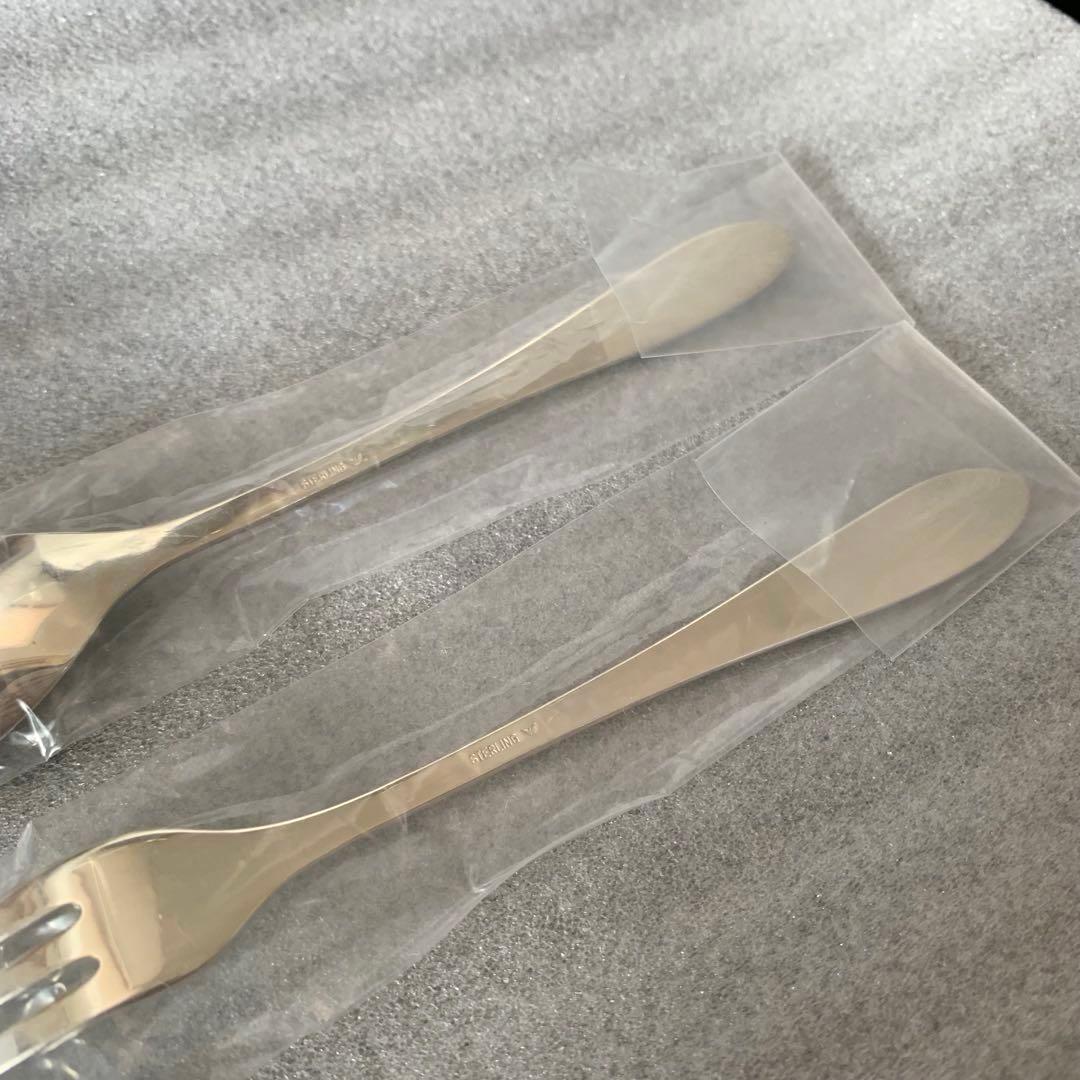 スターリングシルバー スプーン フォーク 2本セット