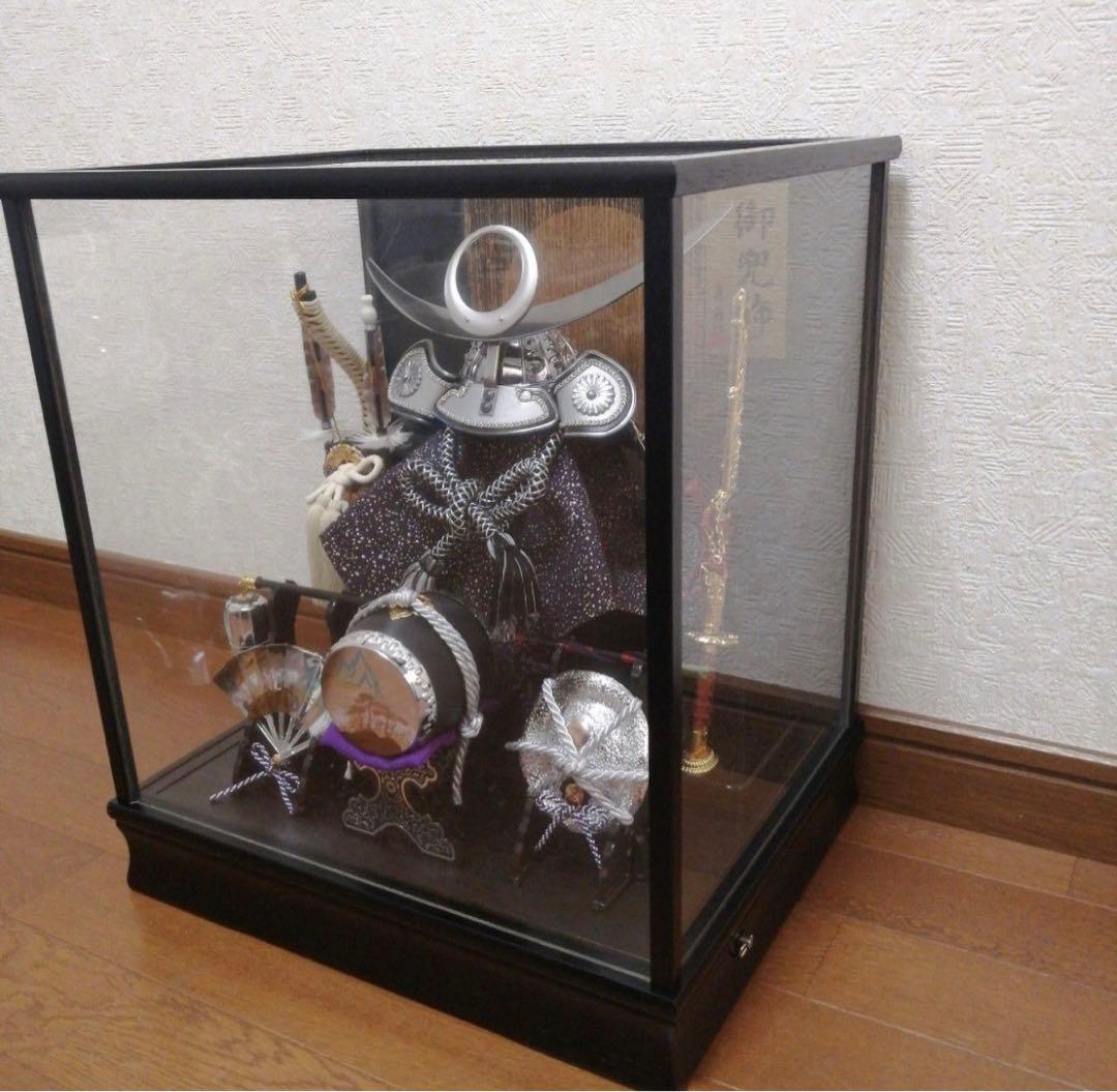 五月人形　兜飾り　端午の節句 オルゴール付