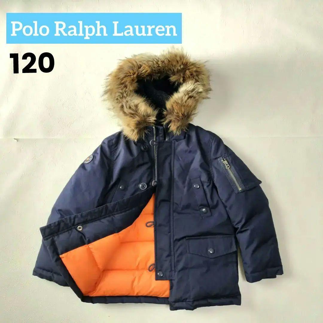 美品✨️ポロラルフローレン ダウンジャケット6サイズ 120相当 ファー フード
