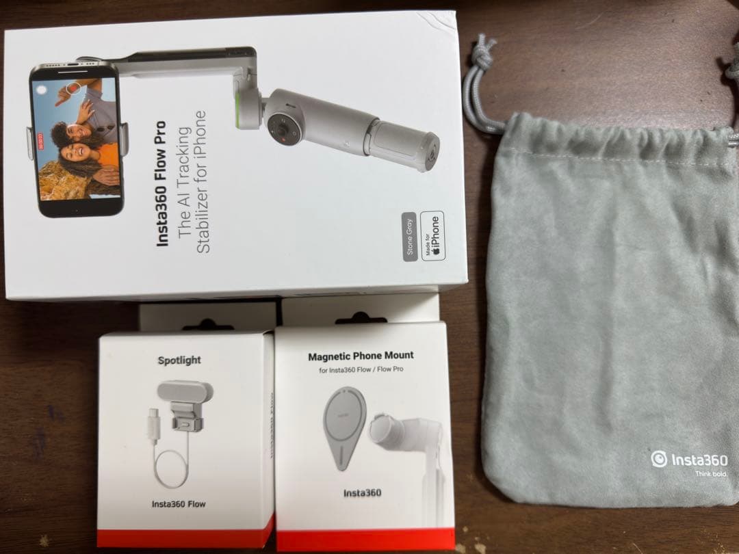 Insta360 Flow Pro オプションパーツ付属