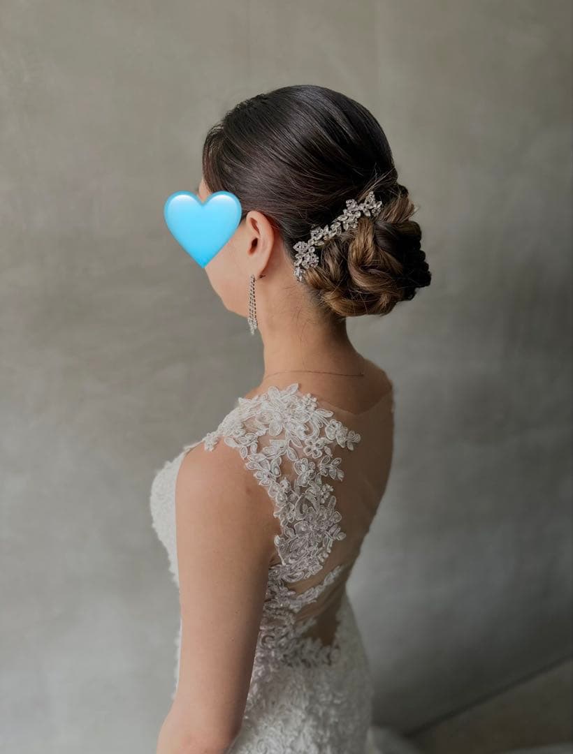 ぷりんさん専用⚫︎マーメイドウェディングドレス⚫︎セミオーダー⚫︎ヘアアクセ付