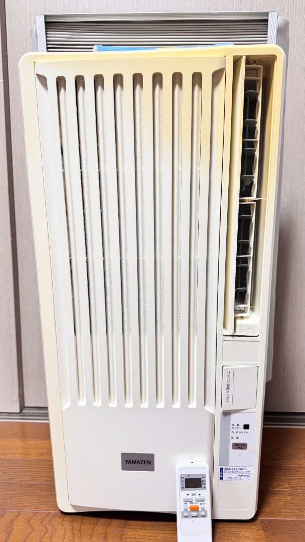 YAMAZEN 窓用エアコン リモコン付き