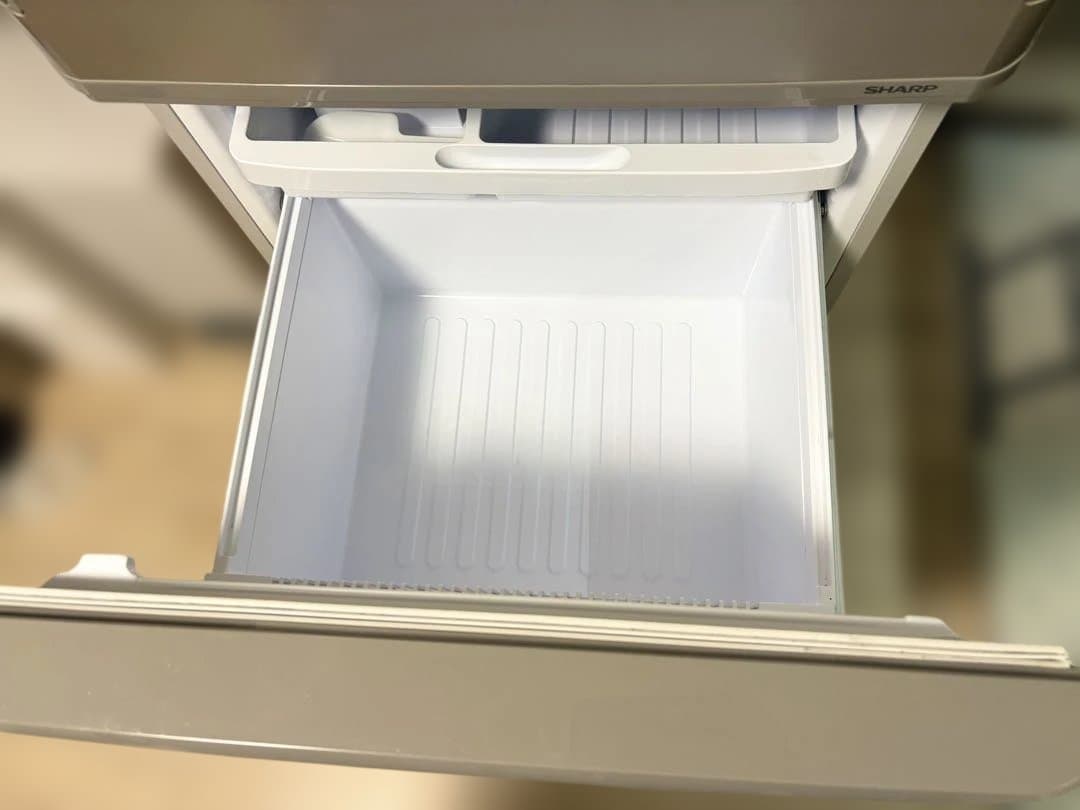 シャープ　3ドア冷蔵庫　350L ゴールド　2021年製