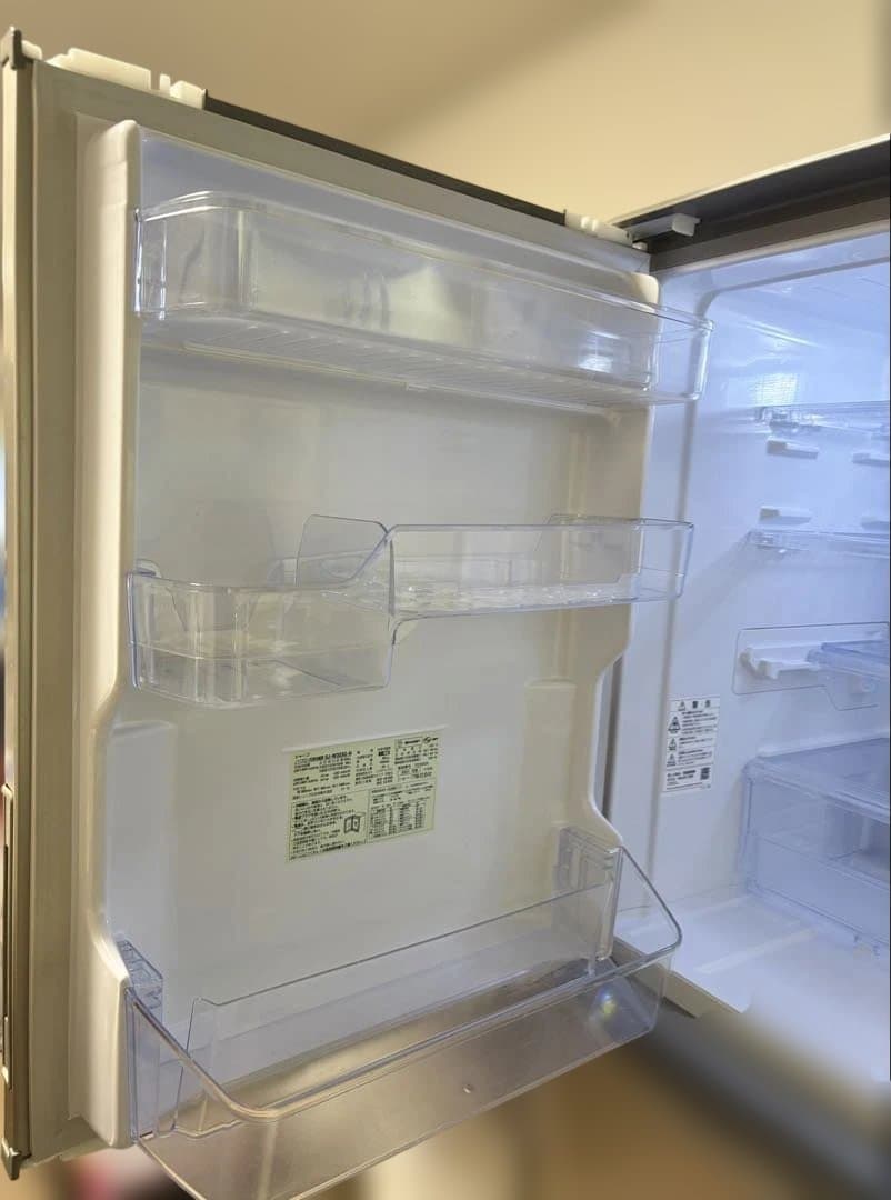 シャープ　3ドア冷蔵庫　350L ゴールド　2021年製