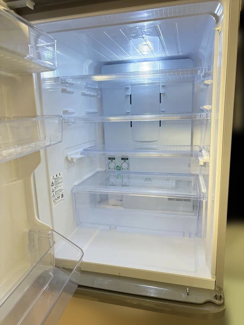シャープ　3ドア冷蔵庫　350L ゴールド　2021年製
