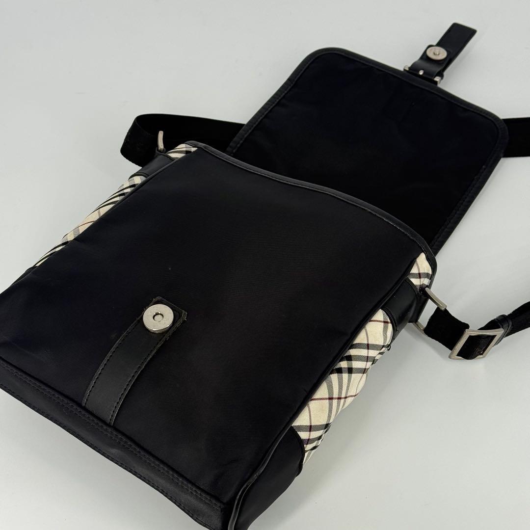 【美品】Burberry BLACK LABELショルダーバッグ　ノバチェック
