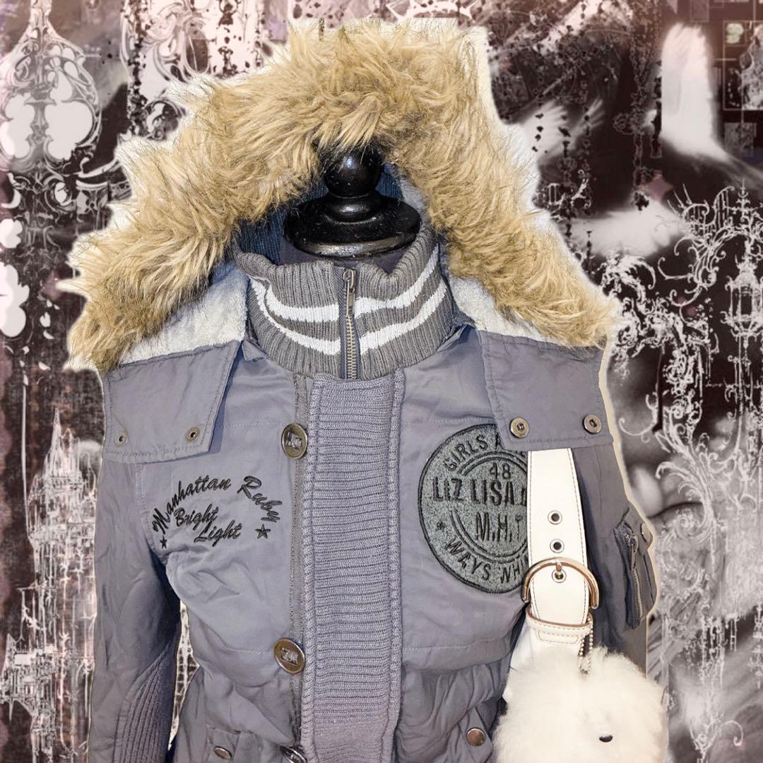 00s y2k LIZ LISA doll モッズコート　ファー　平成　当時物