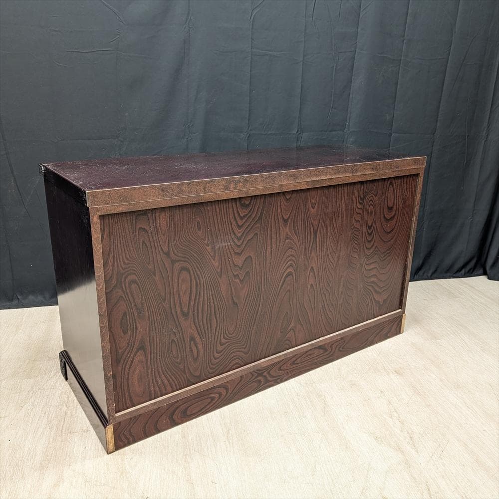 三舟木工　ケヤキ　整理箪笥　リビングチェスト　タンス　箪笥　たんす　チェスト