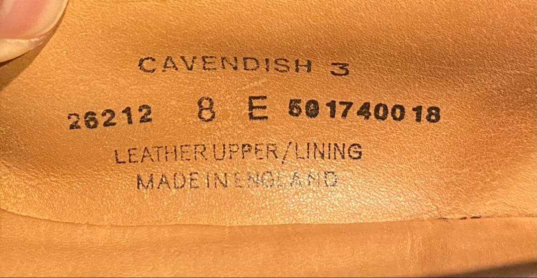 靴 Crockett & Jones cavendish 3