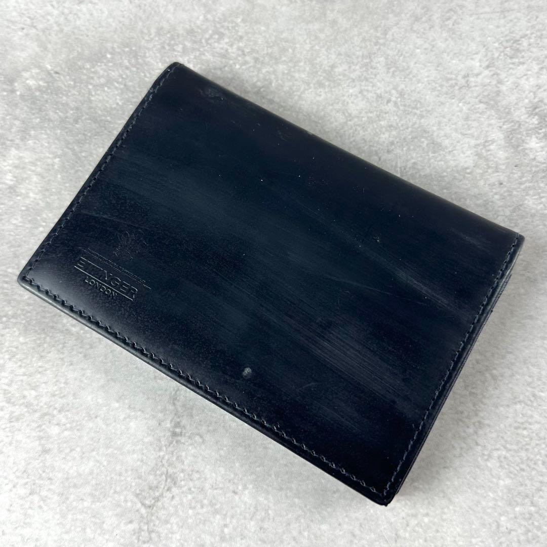 限定ꕥエッティンガー 80周年記念 ブライドルレザー 名刺入れ カードケース