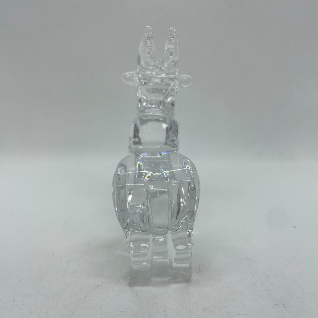 バカラ トナカイのクリスタル製置物