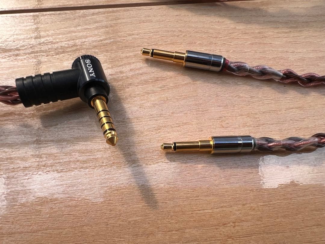 SONY MUC-B20SB2 4.4mm ヘッドホン側3.5㍉換装