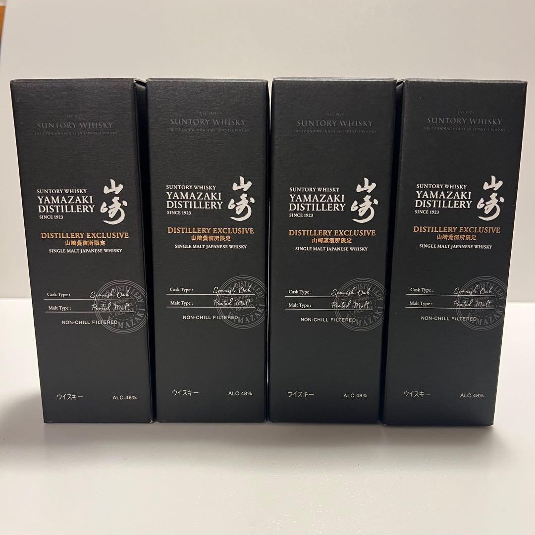 サントリー 山崎蒸溜所限定ウイスキー 180ml 4本