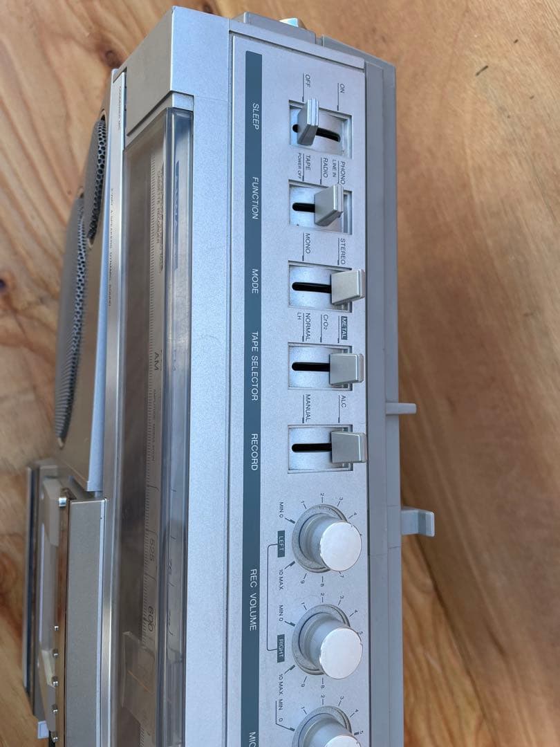 【ジャンク】AIWA CS75X アイワ ステレオラジオカセットレコーダー