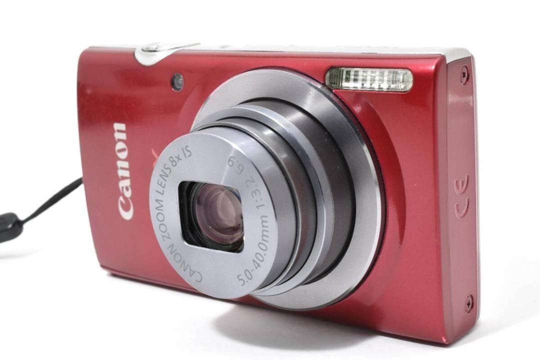 美品 キヤノン　Canon IXY 160 レッド 《箱・充電器付》＃A324