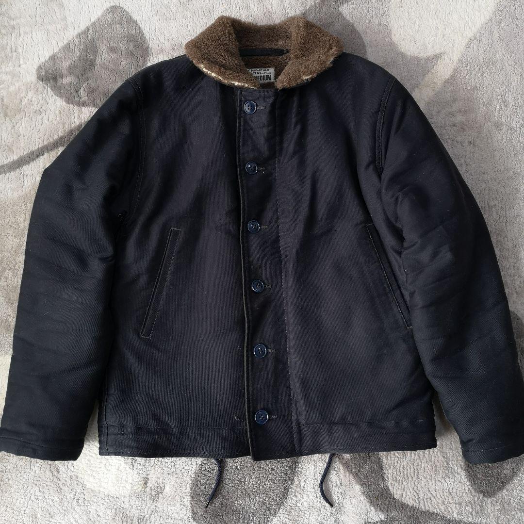 特価　CCマスターズ　フェローズ　N-1 デッキジャケット ネイビー M　38