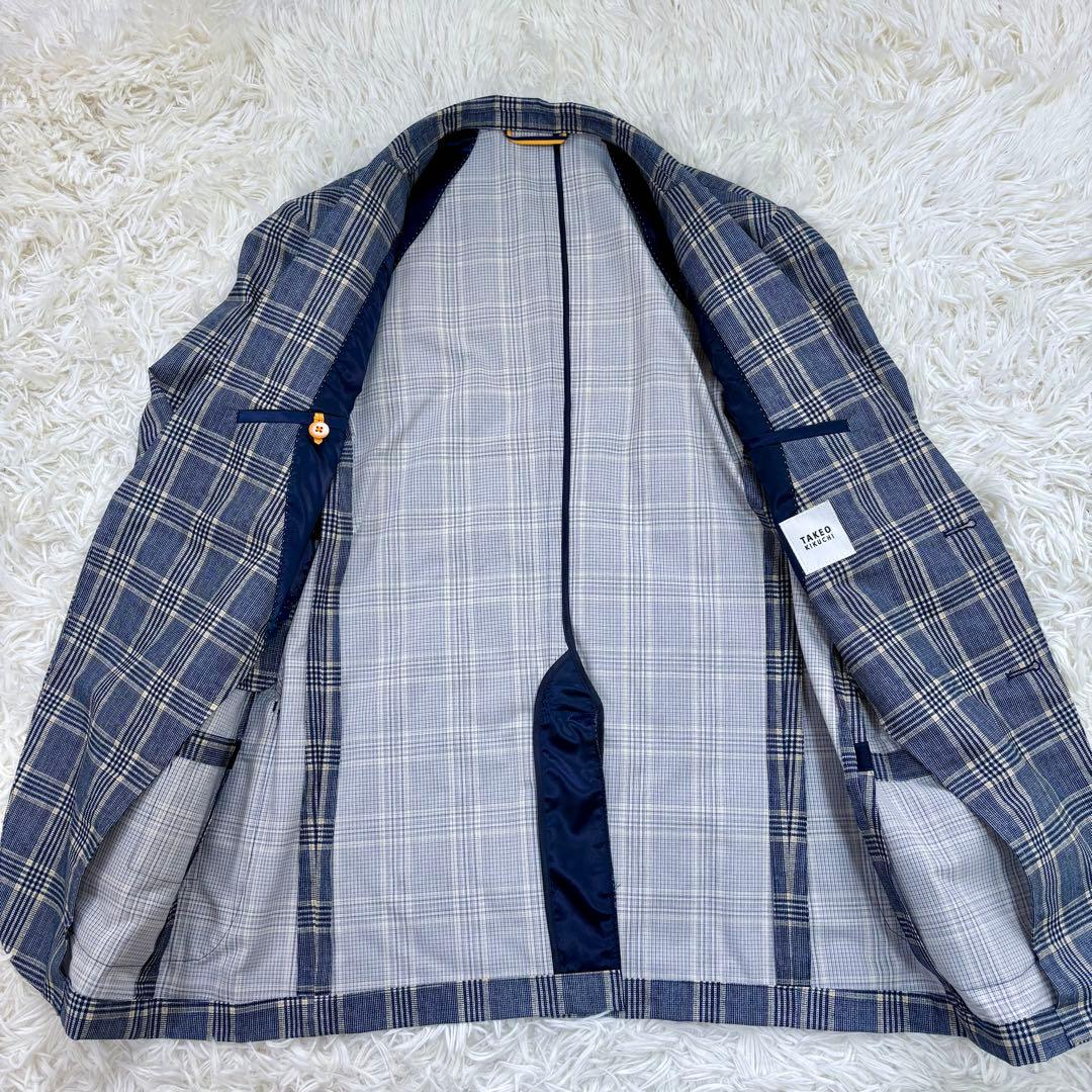 極美品 タケオキクチ 24年春夏 CITY SETTER スーツセットアップ L