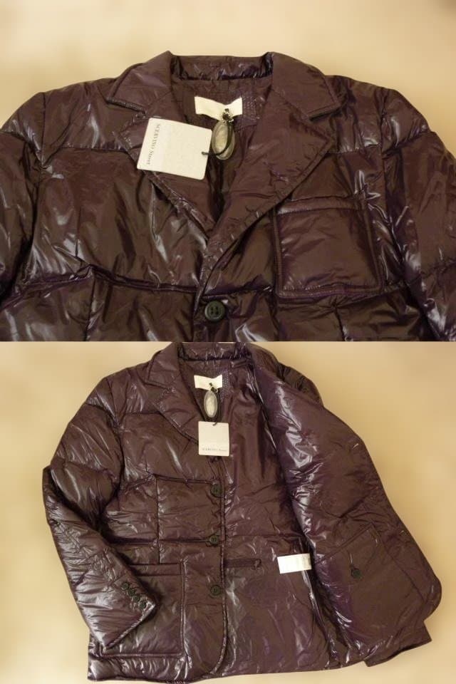 新品 希少 エルマノ・シェルビーノ 超軽量 本切羽 ダウンジャケット 絶妙ダウン