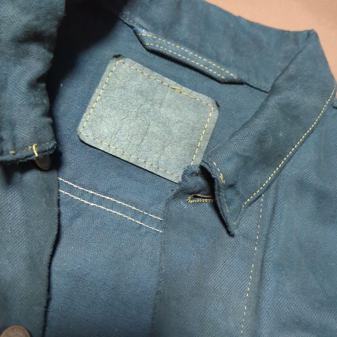 90s リーバイス 70507 後染めブラック デニムジャケット Gジャン