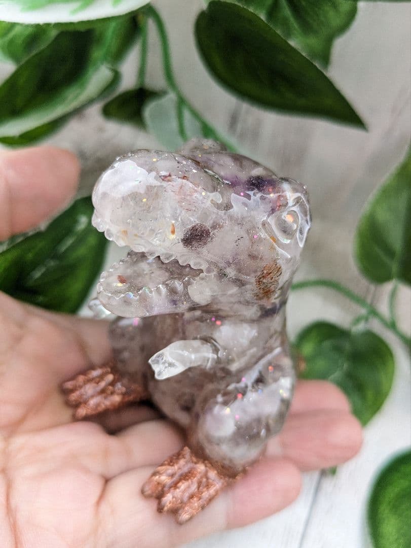 【skygray】スーパーセブンの恐竜ちゃん形オルゴナイト☆他３点