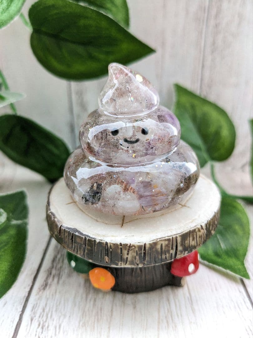 【skygray】スーパーセブンの恐竜ちゃん形オルゴナイト☆他３点