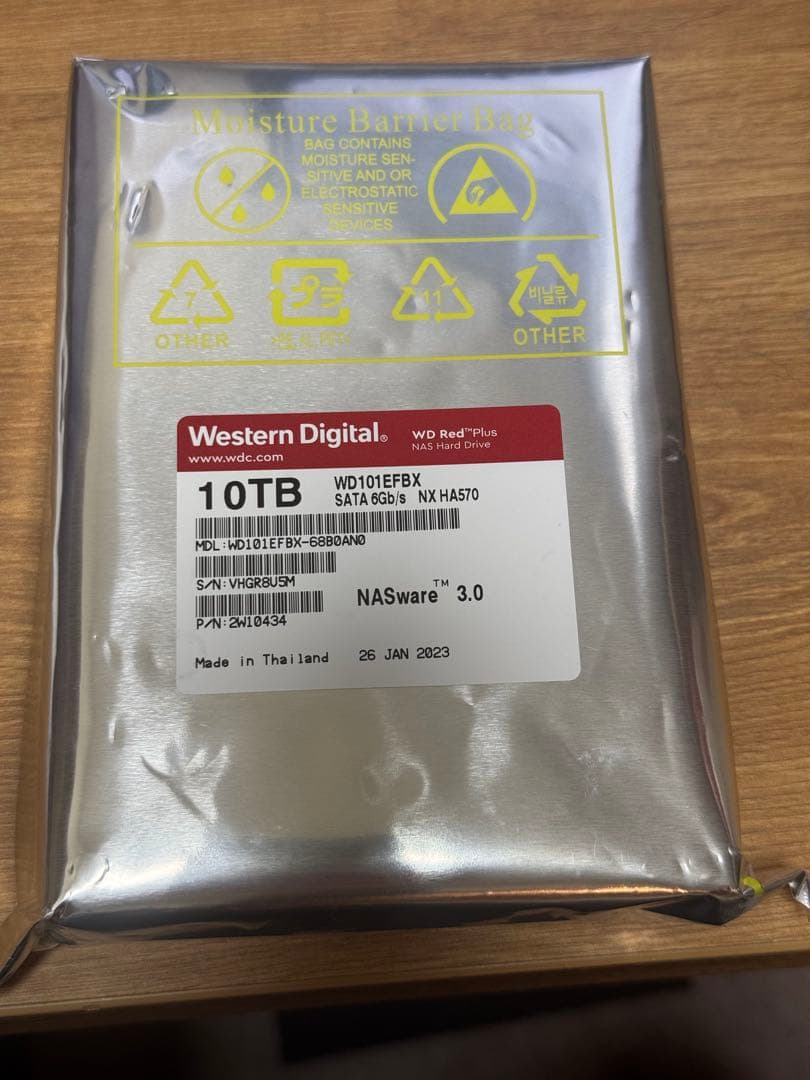 新品未開封即購入可　 WD Red PLUS 10TB