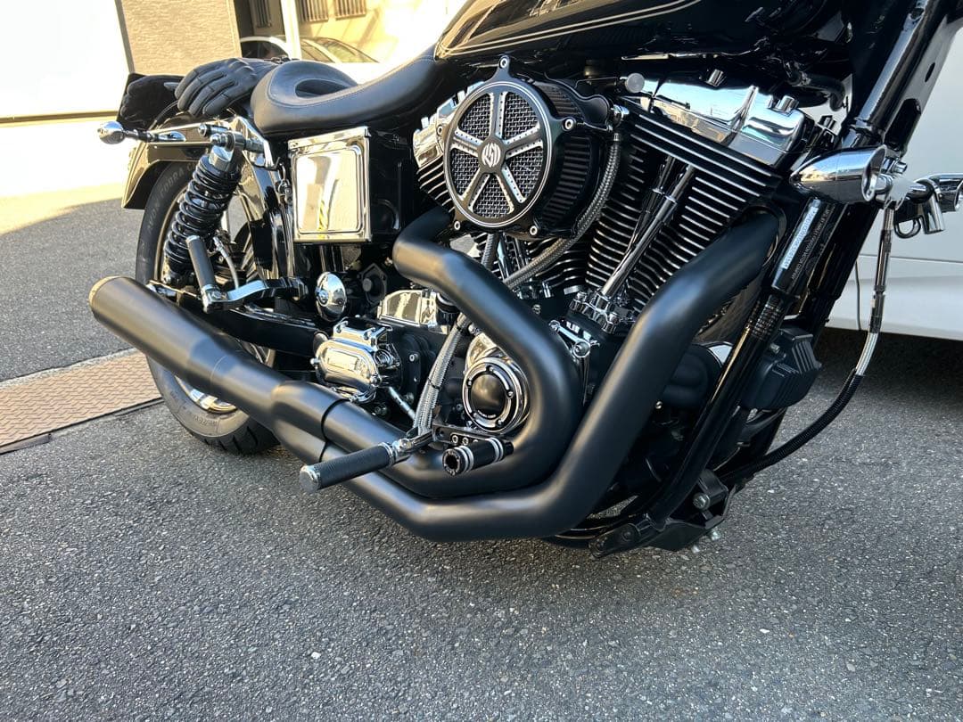 ハーレーダビッドソン　FXDL ダイナ用　BASSANI バッサーニ　マフラー