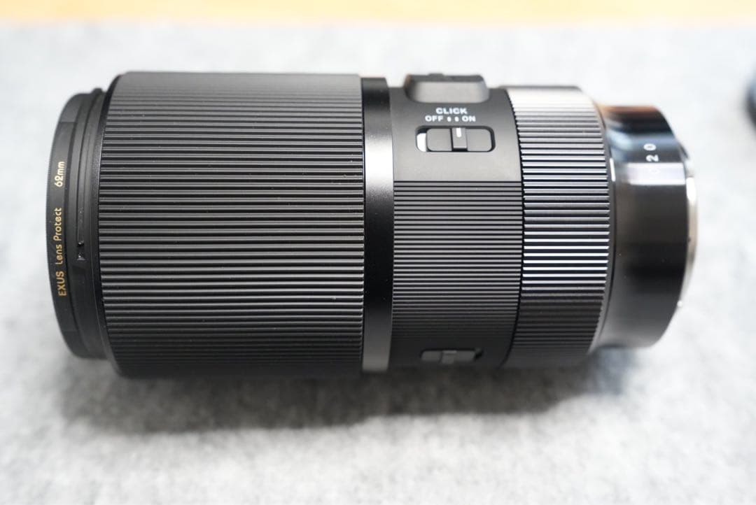 SIGMA 105mm F2.8 DG DN MACROフィルターカバー付
