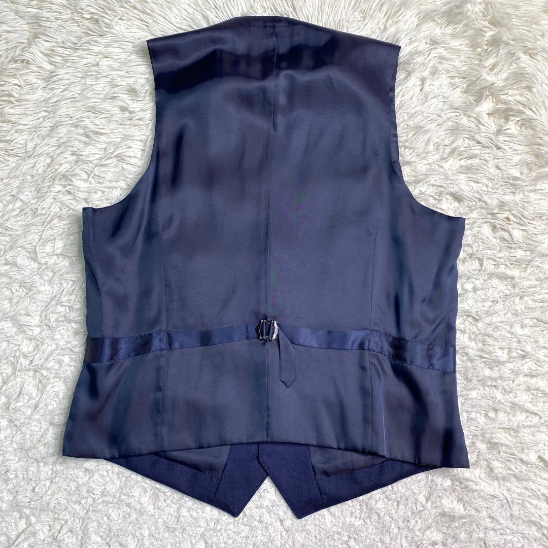 美品✨グリーンレーベルリラクシング スーツ スリーピース カノニコ L 紺