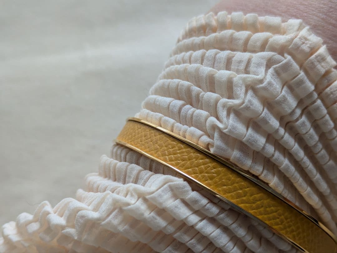 【HERMES / エルメス】 ケリー バングル(ゴールド×イエロー)