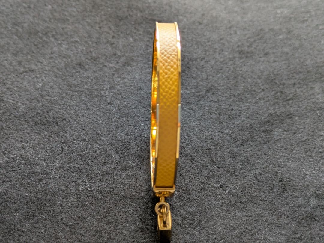 【HERMES / エルメス】 ケリー バングル(ゴールド×イエロー)