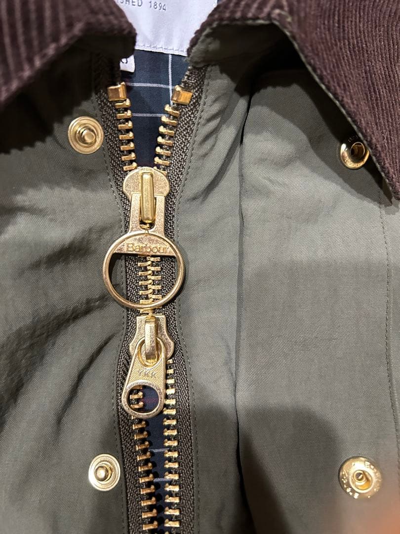 Barbour Spick &Span 別注　バブアー　カーキ36