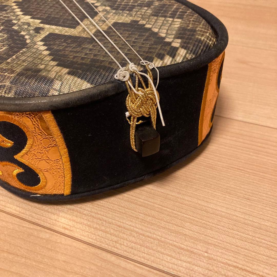 沖縄三線 人工皮 合皮 初心者おすすめ 沖縄 三線 民謡 和楽器 本体のみ