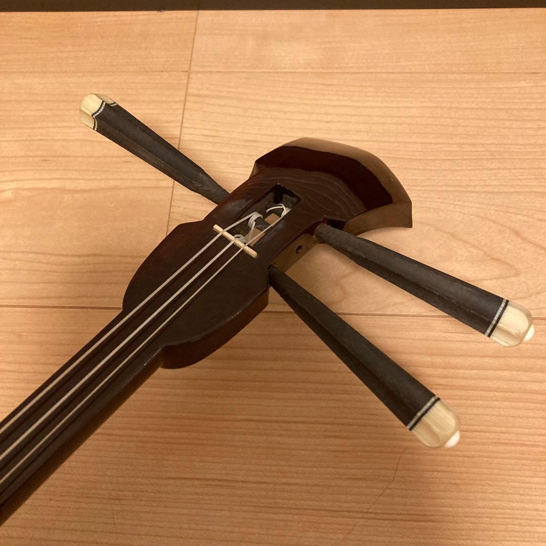 沖縄三線 人工皮 合皮 初心者おすすめ 沖縄 三線 民謡 和楽器 本体のみ