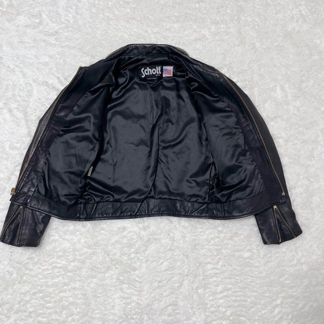 美品 Schott ショット レザージャケット USA製 高級