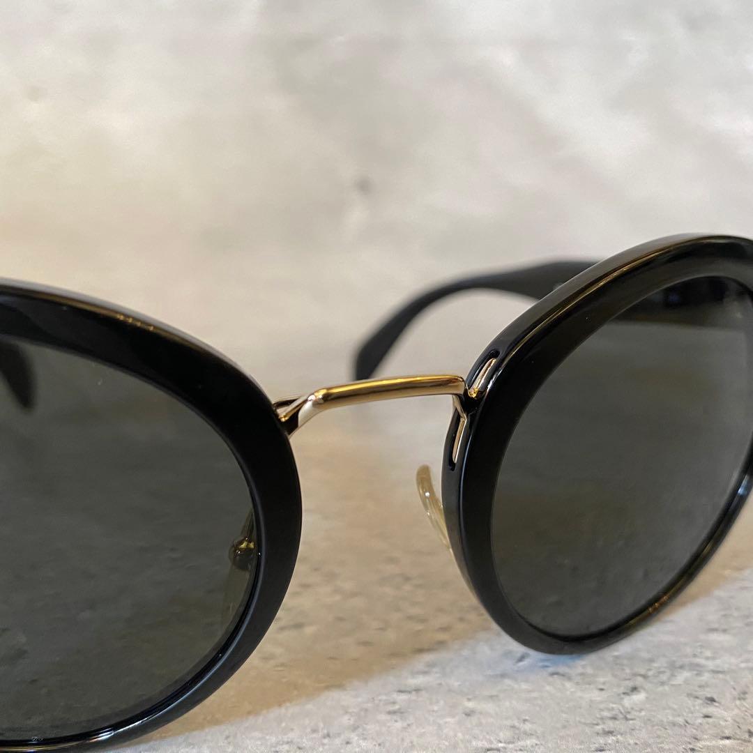 PRADA ブラック サングラス キャットアイ プラダ