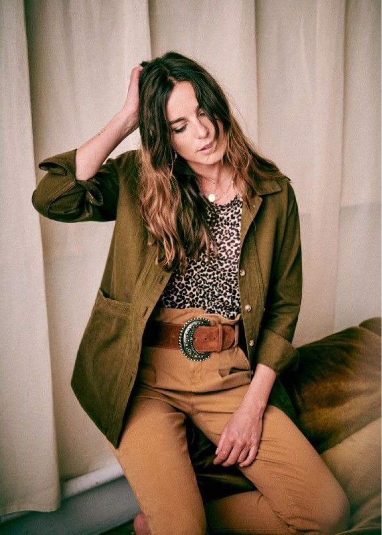 Sezane Will ジャケット カーキ コットン セザンヌ