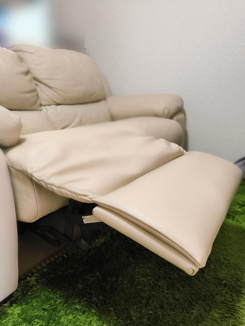 【大塚家具50万円購入】INCANTO イタリア製本革リクライニングソファ