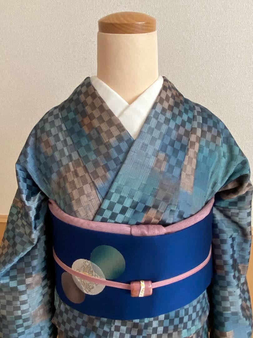 紬小紋と帯