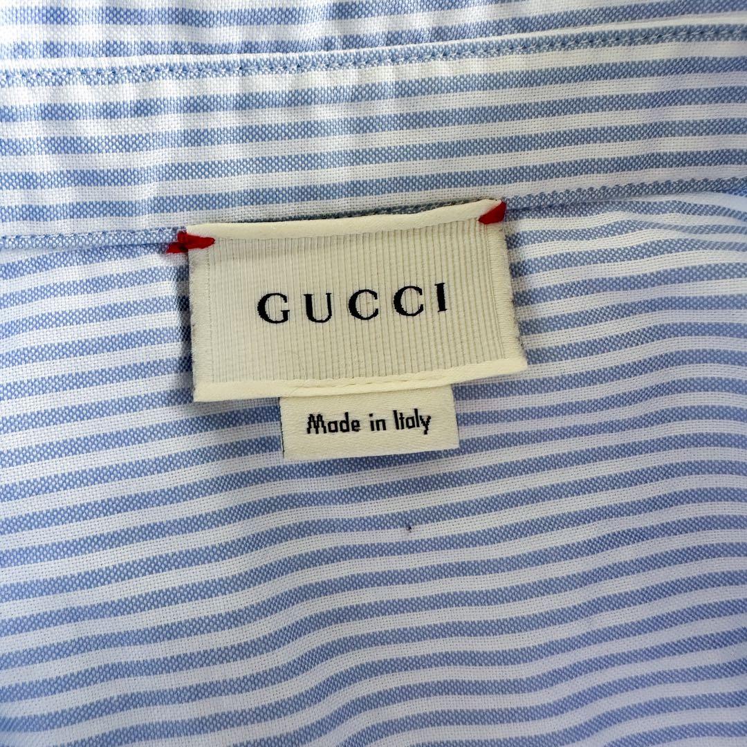 GUCCI（グッチ） ストライプシャツ 襟付き