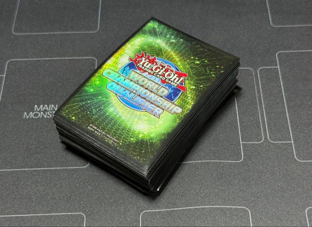 遊戯王 WCQ 2013 スリーブ 緑 60枚
