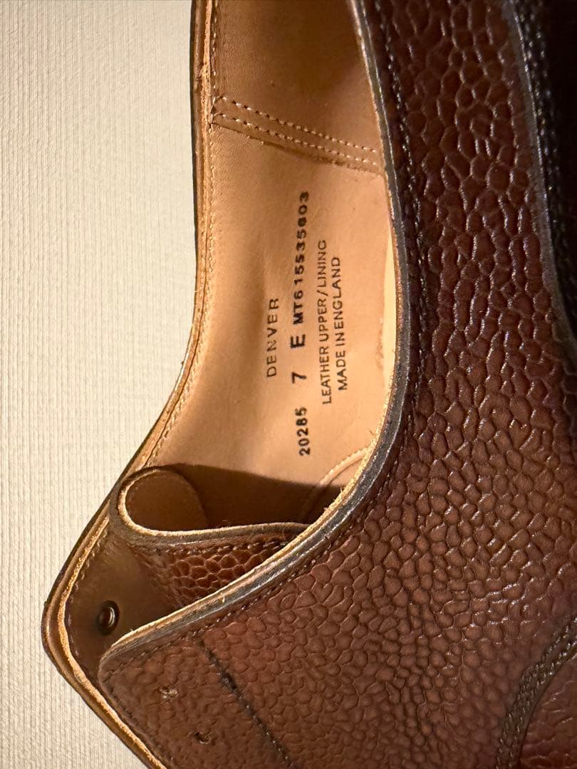 【新品未使用】Crockett & Jones Denver 7