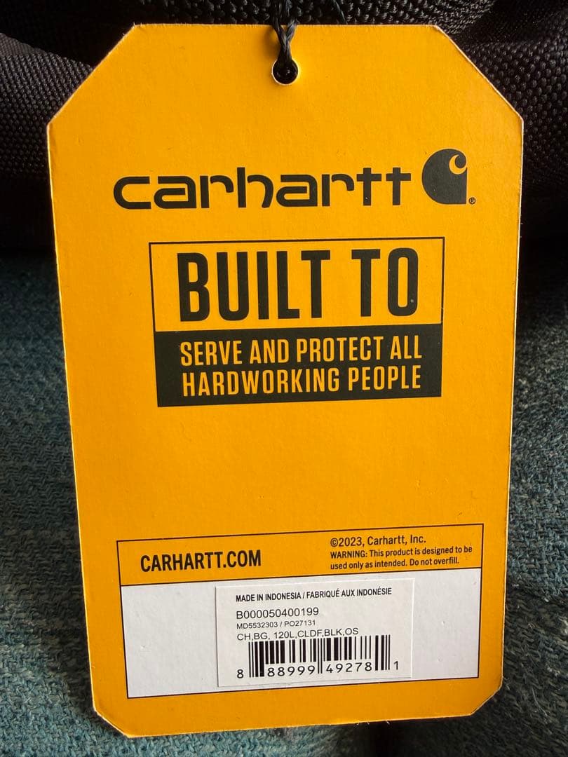 バッグ Carhartt 120L Classic Duffel CB0504